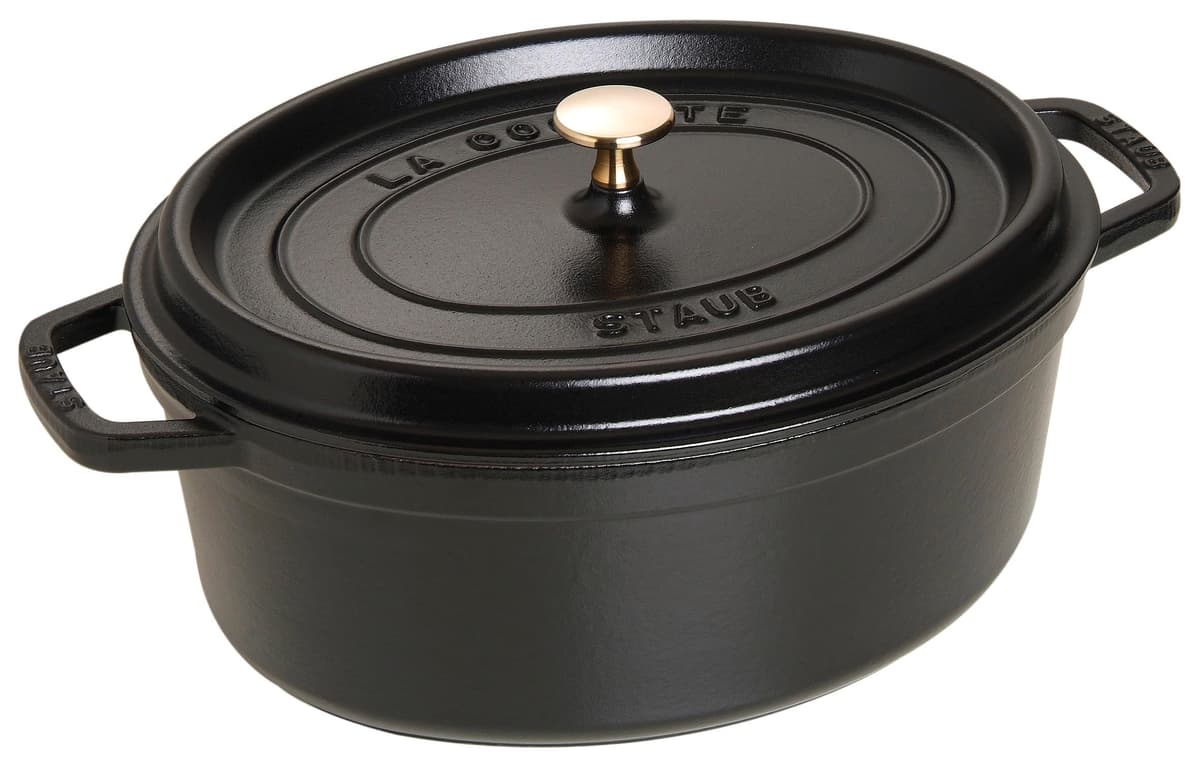 STAUB Cacerola/Cocotte de Hierro Fundido Ovalada, 17 cm, 1 L, Gris grafito — view 23