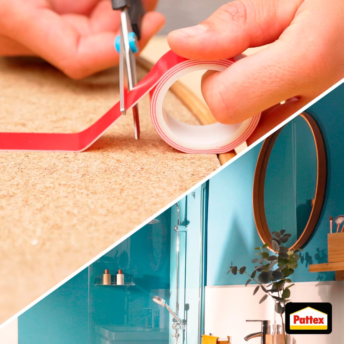 Pattex No Más Clavos Cinta, cinta adhesiva para aplicaciones permanentes, cinta de doble cara extrafuerte, adhesivo de montaje para interior y exterior, 19 mm x 1,5 m — view 7