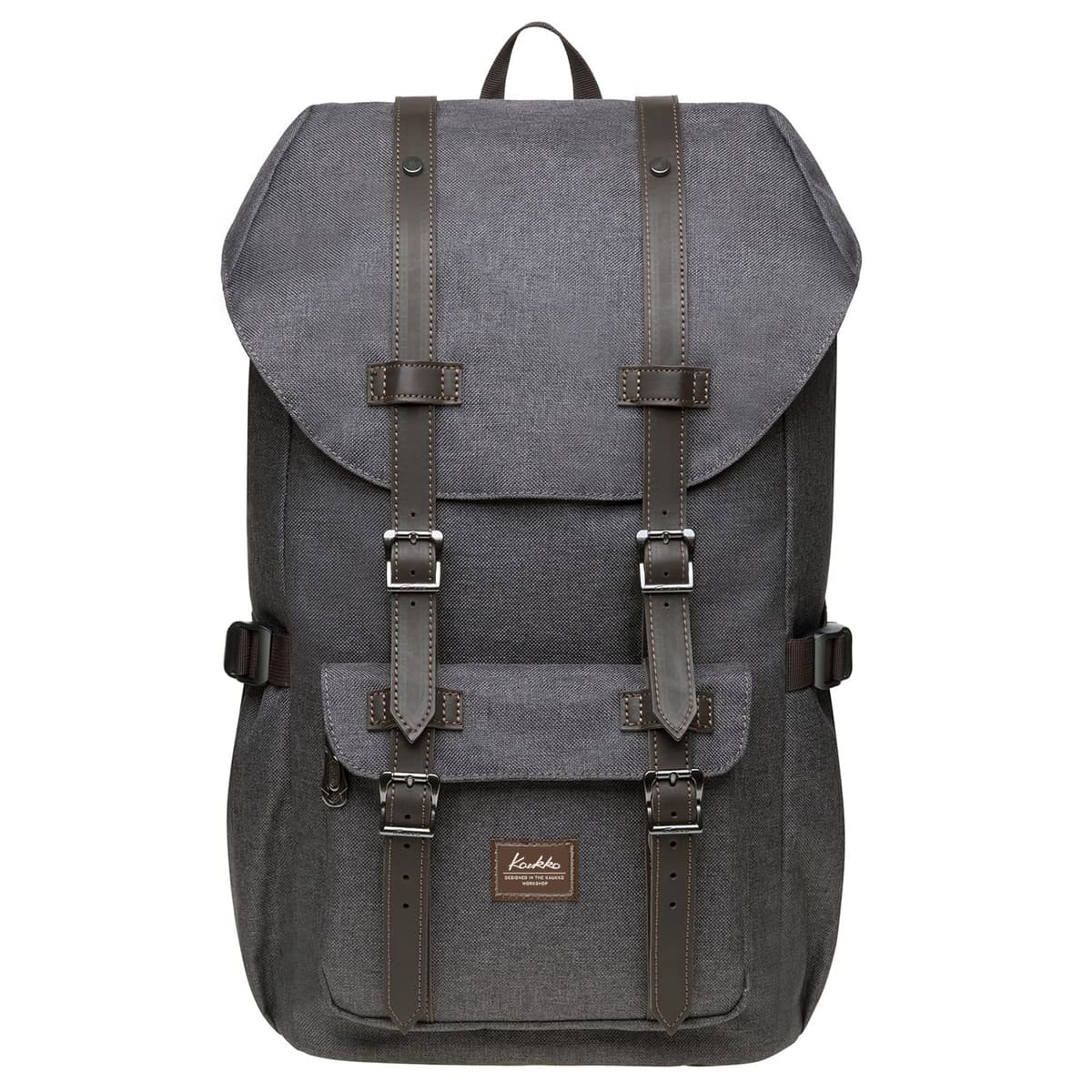 KAUKKO Mochila hermosa y bien pensada con compartimento para portátil de 15" para colegio, universidad, 22 l, Negro Jnl-ks24-03, talla única, Mochilas daypack — view 41