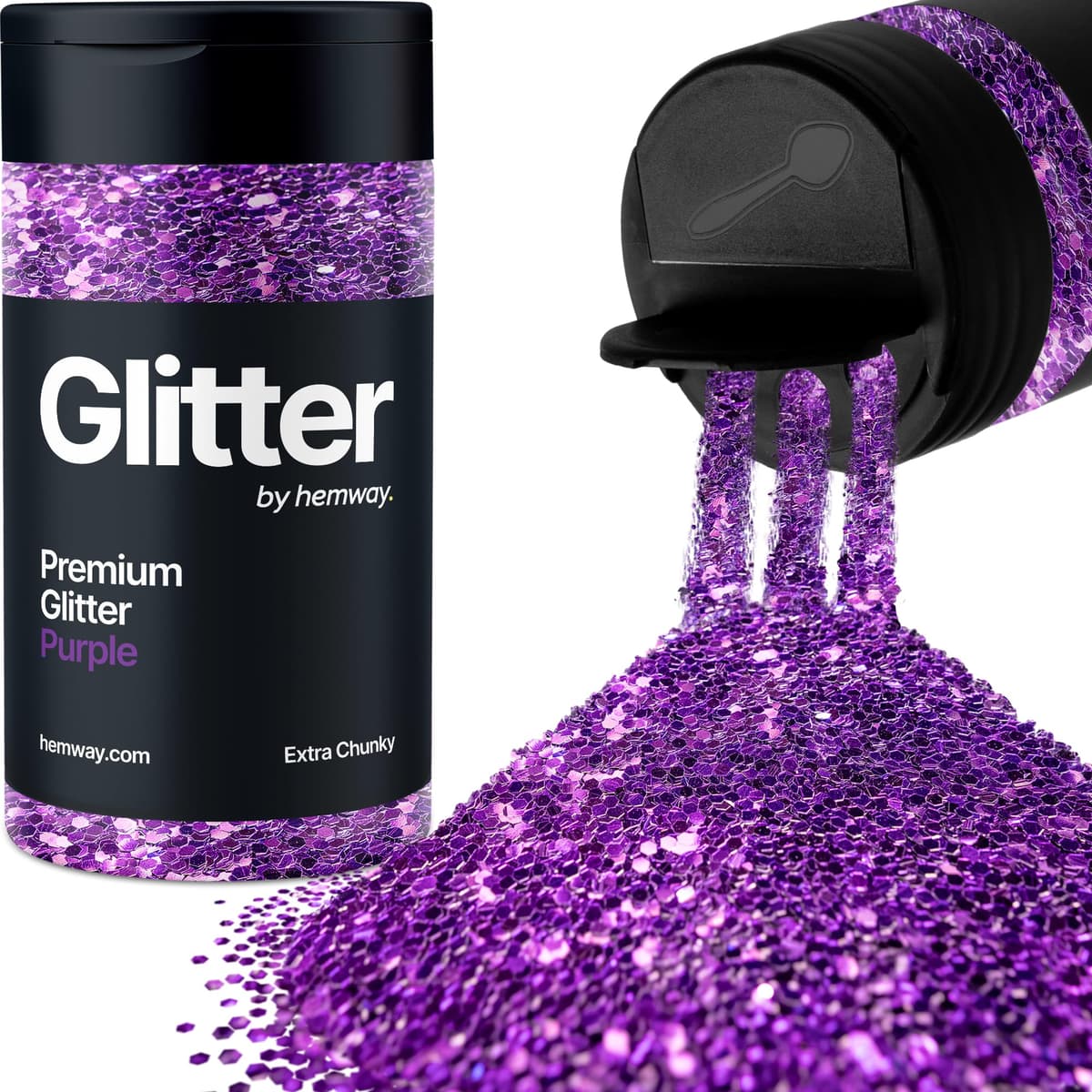 Light Rose Gold Glitter Shaker, 130g Ultrafine Glitter, Crafts 1/128" Metallic Flake Light Rose Gold Sequins, Resin & Epoxy Crafts, Decorating, Halloween, Christmas Nail, Face, Hemway — view 303