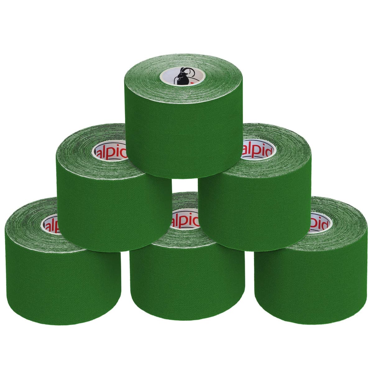 ALPIDEX Cinta Kinesiología Tape 1/3 / 6/12 Rollos Muchos Colores 5 m x 5 cm E- Book Ejemplos Aplicación Cinta Muscular Sin Látex Transpirable — view 42