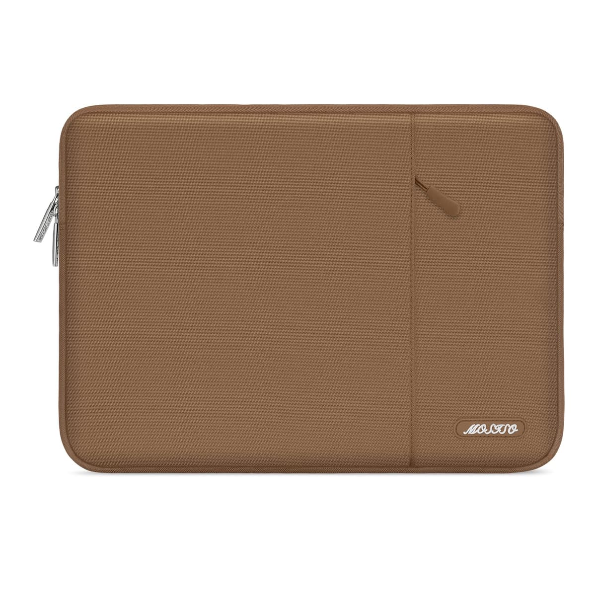 MOSISO Laptop Case 13.3 inch, 13-13.3 inch Laptop Sleeve Compatible with MacBook Air/Pro 13/Pro 14 M5 M4 M3 M2 M1, HP Dell ASUS Lenovo,Polyester Vertical Computer Sleeve Bag with Pocket, Gray — view 34
