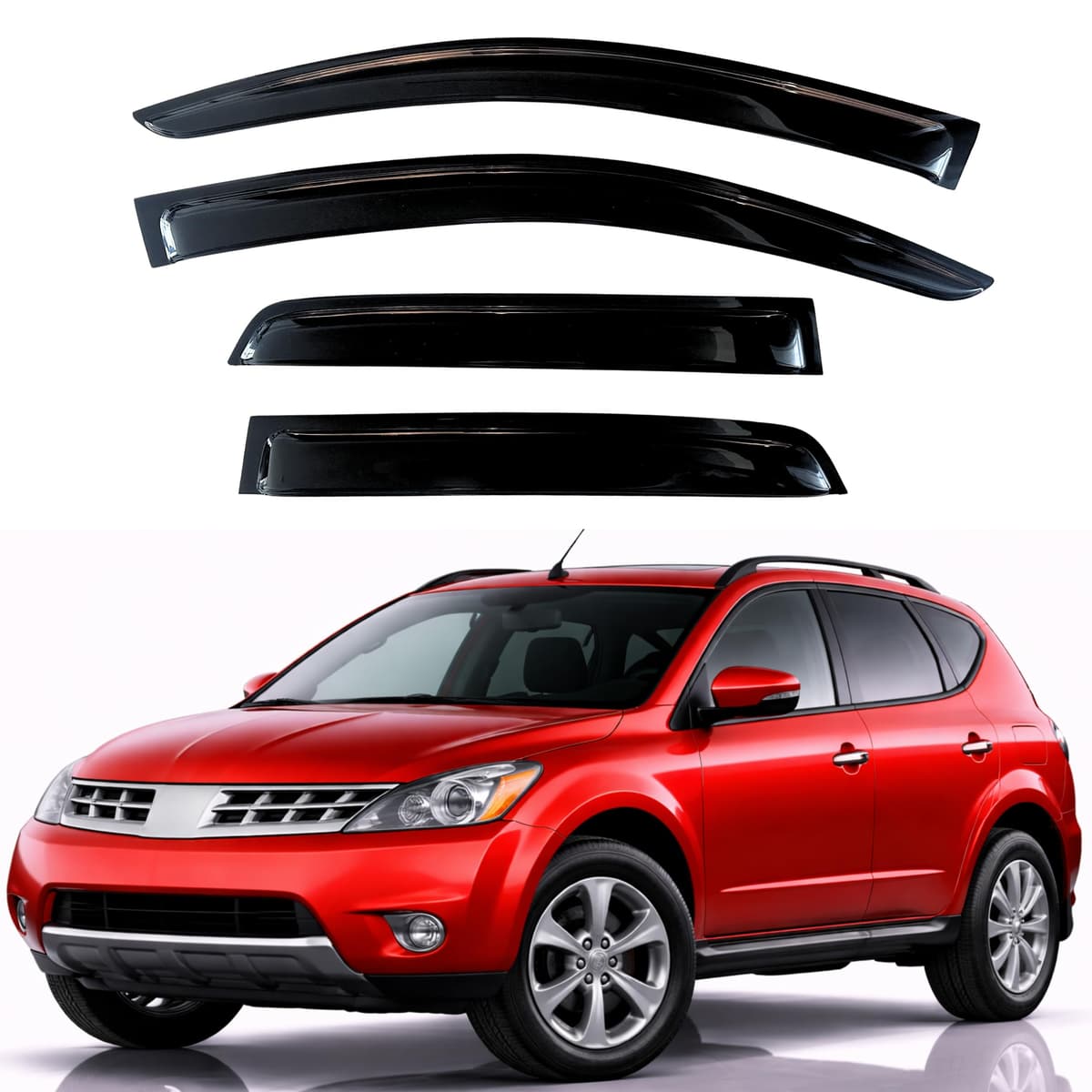 KPY Rain Guards Fit for 2006-2013 Lexus IS250 IS350, Out-Channel Window Visors Vent Wind Deflectors 4PC, Car Accessories for 06-13 Lexus is Series — view 288