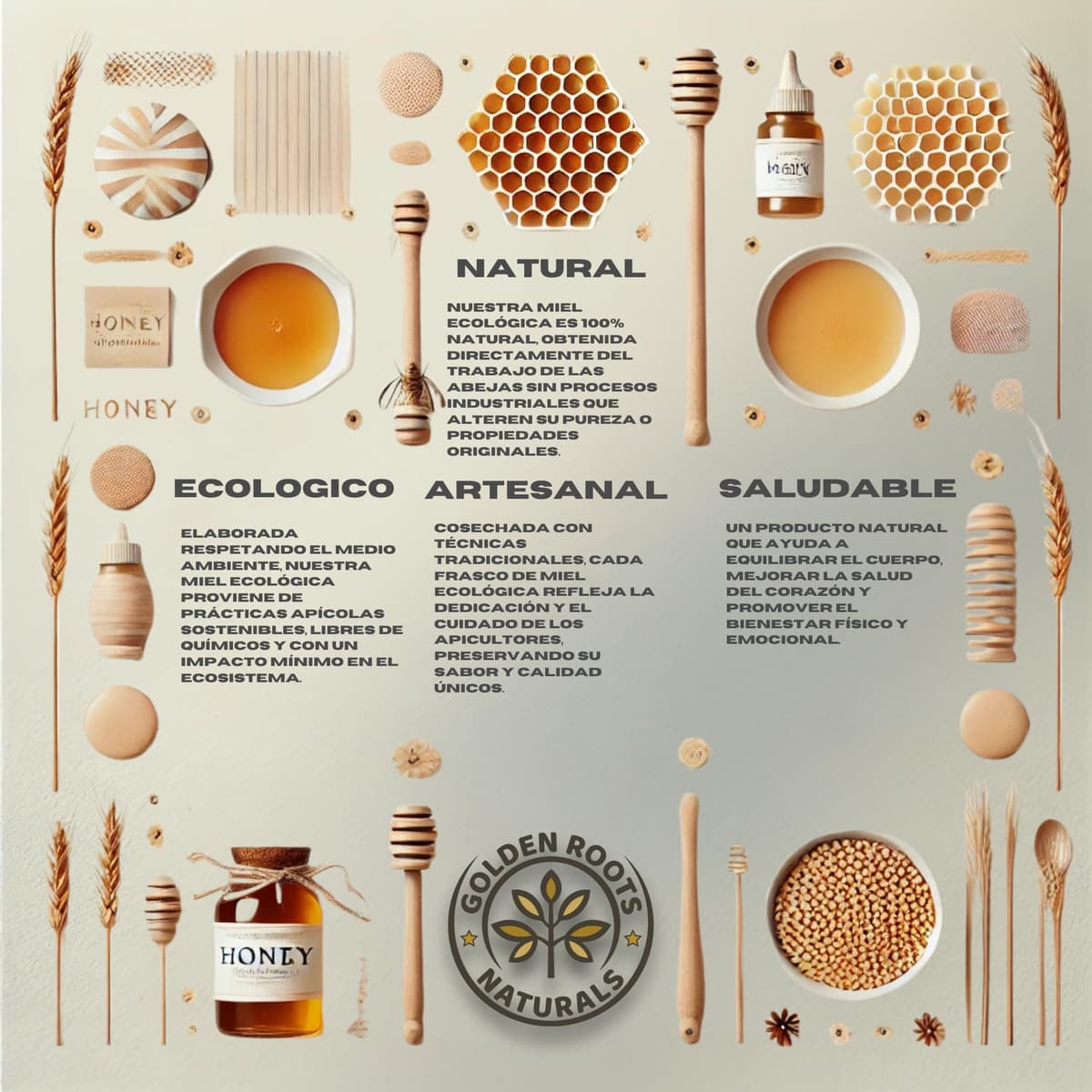 Levantamuertos Natural - Energia contra el Cansancio y Suplemento para las Defensas con Miel Pura de Abejas - Jalea Real - Propolis - Polen — view 4
