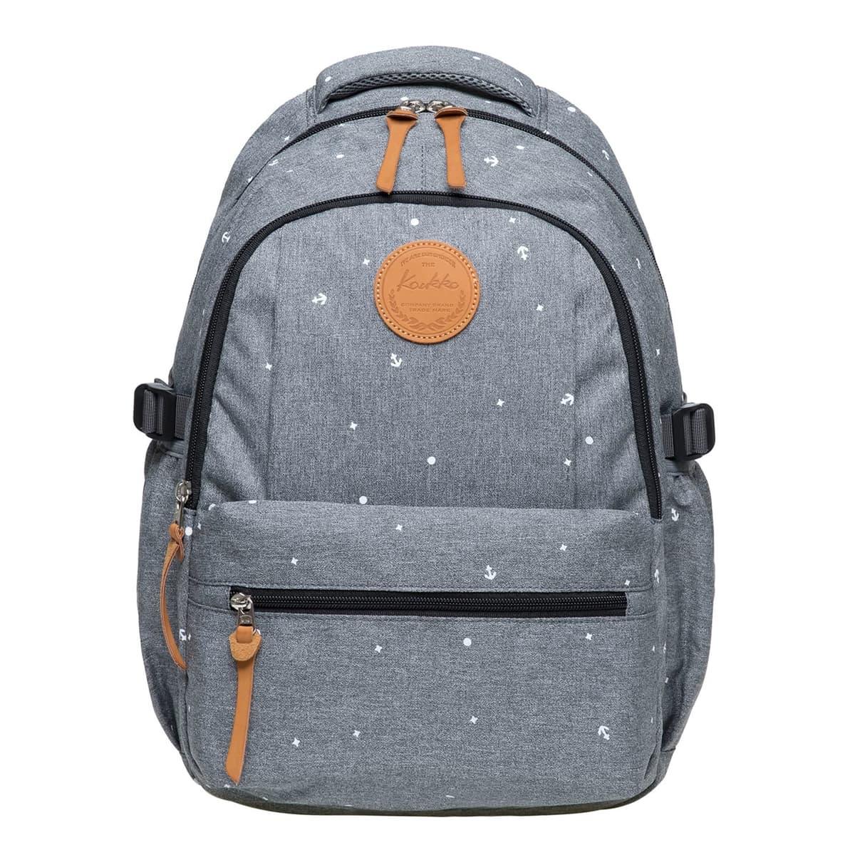 KAUKKO Mochila hermosa y bien pensada con compartimento para portátil de 15" para colegio, universidad, 22 l, Negro Jnl-ks24-03, talla única, Mochilas daypack — view 44