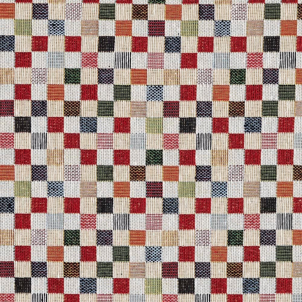 Kt KILOtela - Tela Tapicería, Jacquard Gobelino, Tapizar Sillas, Cojines, Cabecero, Sofá, Bolsos, Resistente al Desgaste, Costura, 100 cm Largo x 280 cm Ancho, Geométrico, Multicolor, 1 metro — view 32