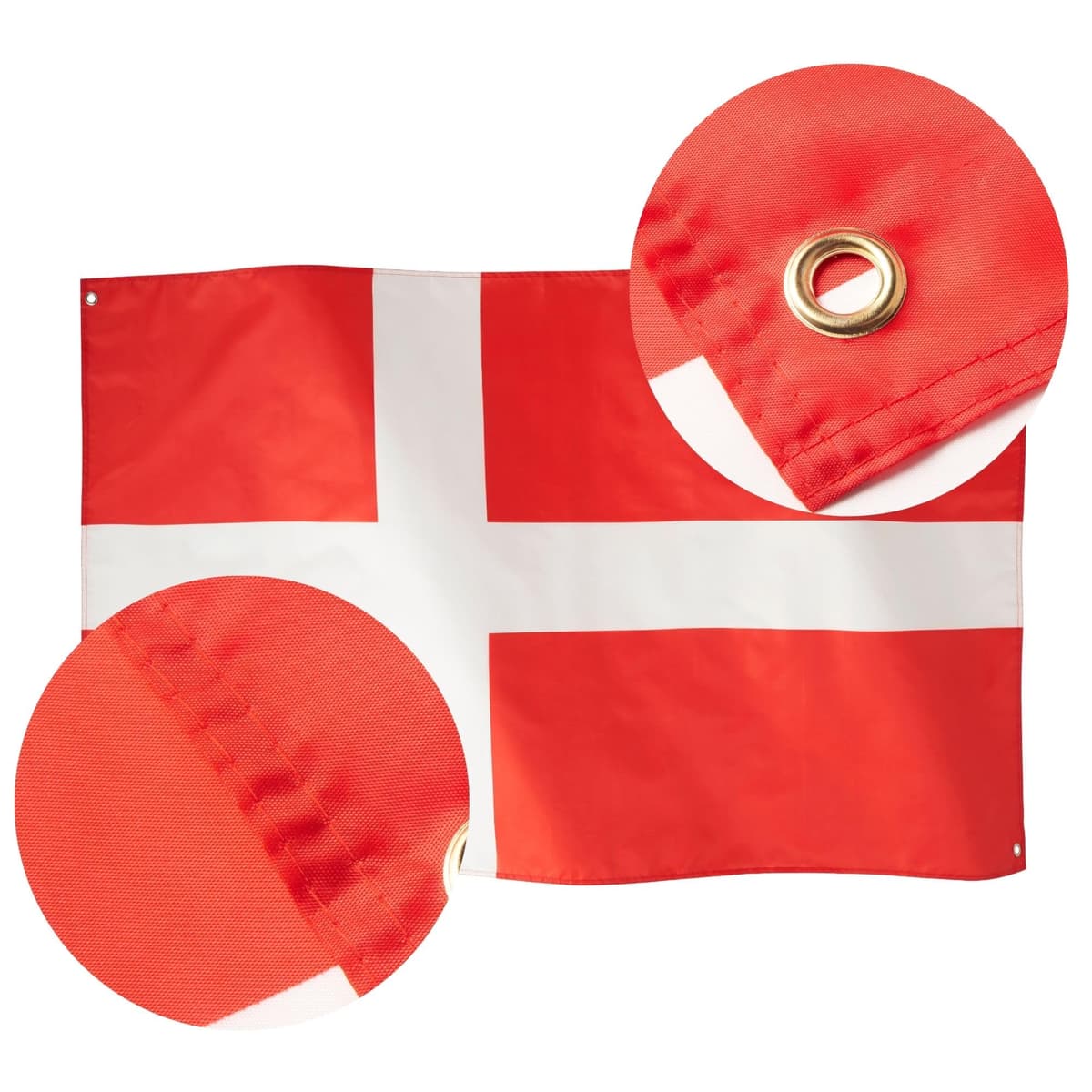 Runesol Cornwall Flag - 91x152cm, 3ft x 5ft, Cornish Flag, 4 Grommets, Eyelet in Every Corner, Premium Quality, Inside & Outside Use, Vivid Colours — view 580