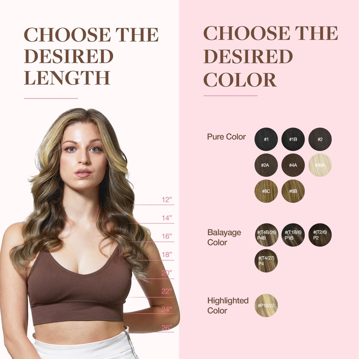 GOO GOO Clip in Hair Extensions Human Hair, 18inch 150g 9Pcs, #2 Dark Brown, Hair extensions for women, Human Hair Extensions Clip in — view 331