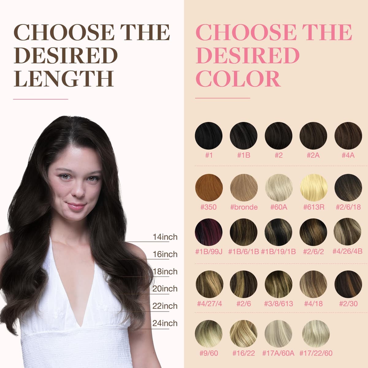 GOO GOO Tape in Hair Extensions human hair, tape Hair Extensions, 16inch 50g 20pcs, Human Hair Extensions, 2 Dark Brown — view 8