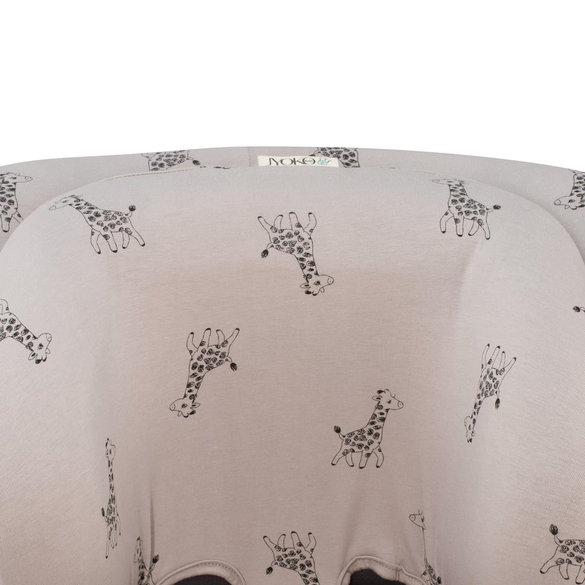 JYOKO Kids Funda de algodón Compatible con Joie Spin 360 y Nuna Rebl (Giraffe) — view 5