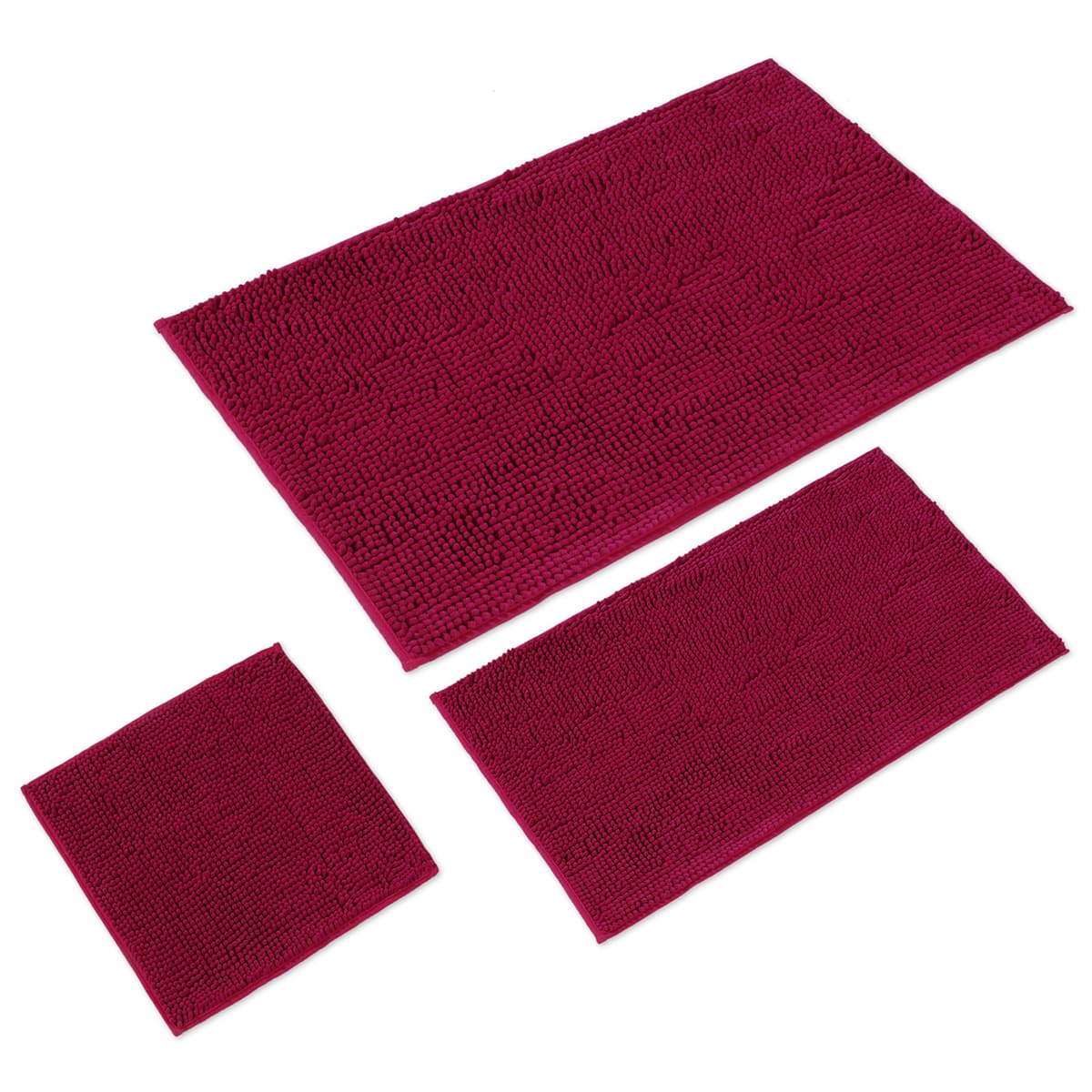 WohnDirect Alfombra Baño Gris 45x45cm • Alfombrilla baño Antideslizante y Lavable • Cómoda Y Súper Absorbente — view 97