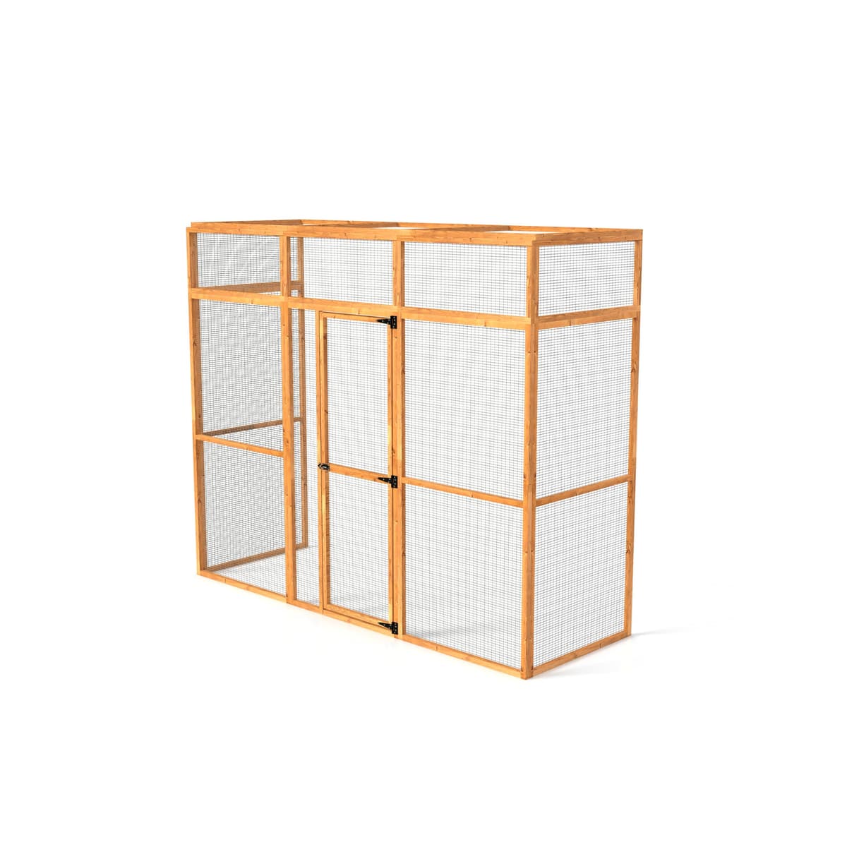 The Hutch Company 3 Sided Wingham Catio & Playpen – Outdoor Cat Enclosures, Shelves, Ramps & Accessories | Safe Outdoor Play for Cats 12 Different Sizes to suit all Homes (9ft│3ft│7.2ft) — view 4