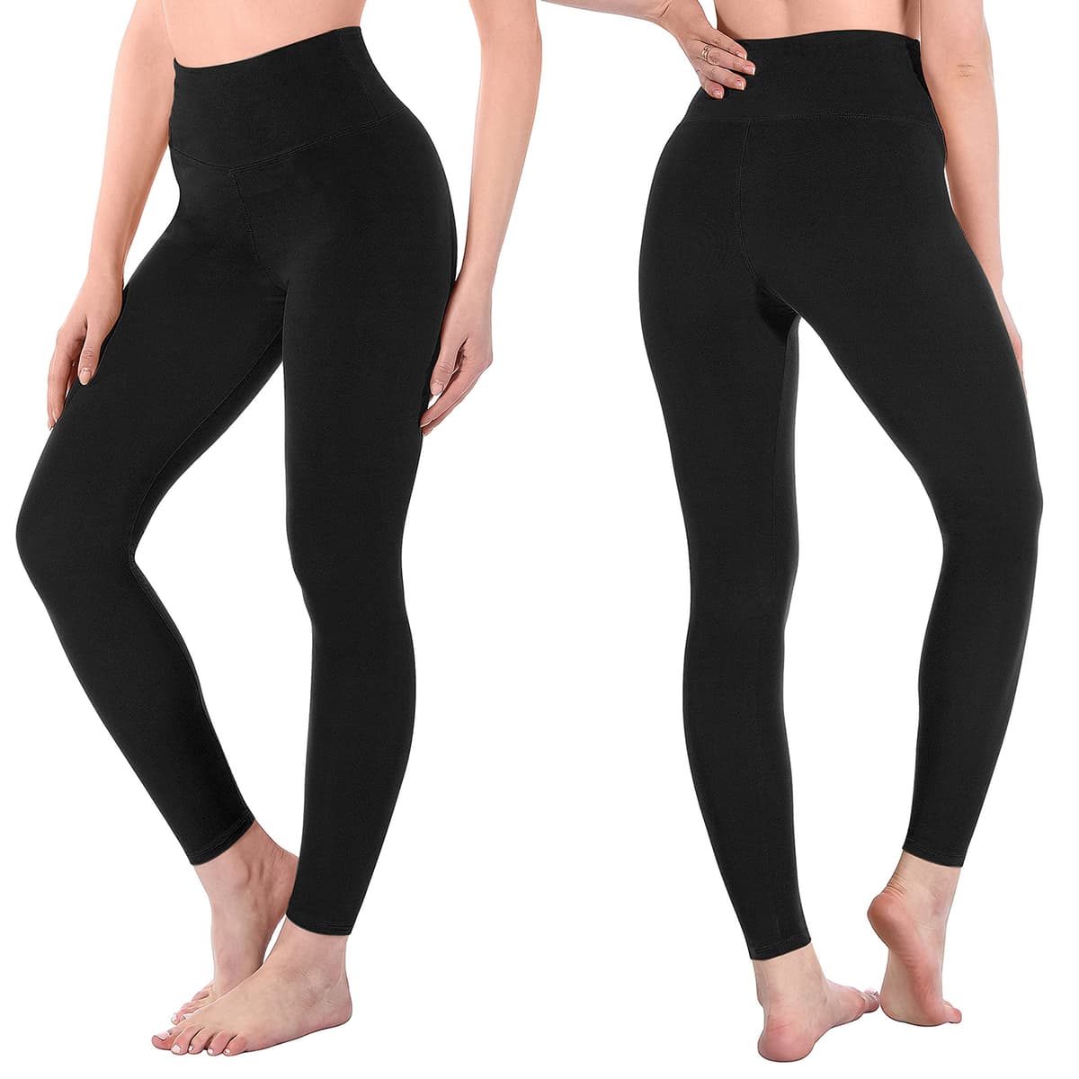 SINOPHANT 2 Leggins Mujer Pantalon Yoga Mallas Deporte Leggings Suaves Elásticos de Cintura Alta Pilates — view 2