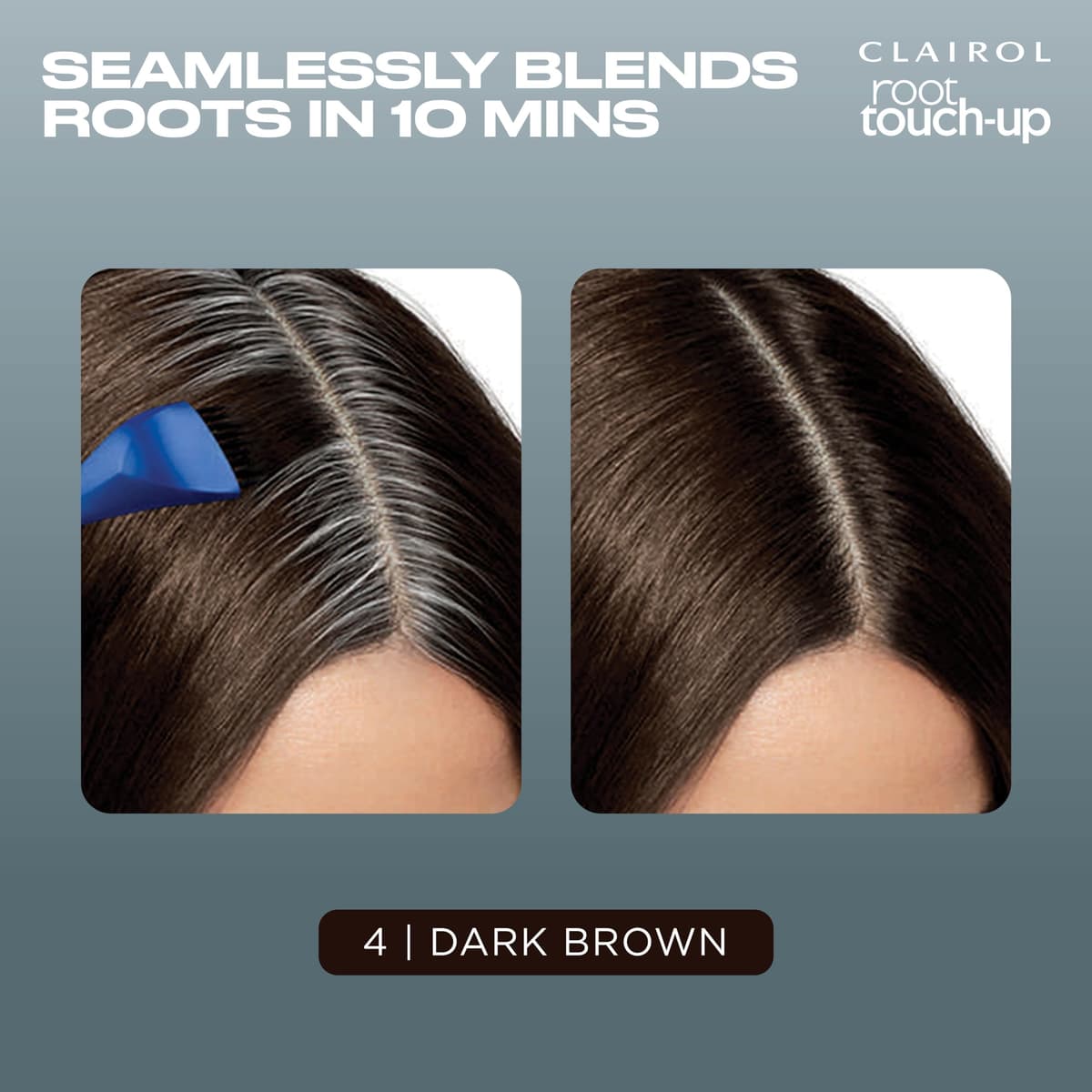 Clairol Root Touch-Up Permanent Hair Dye, 4 Dark Brown (Packing May Vary) — view 7