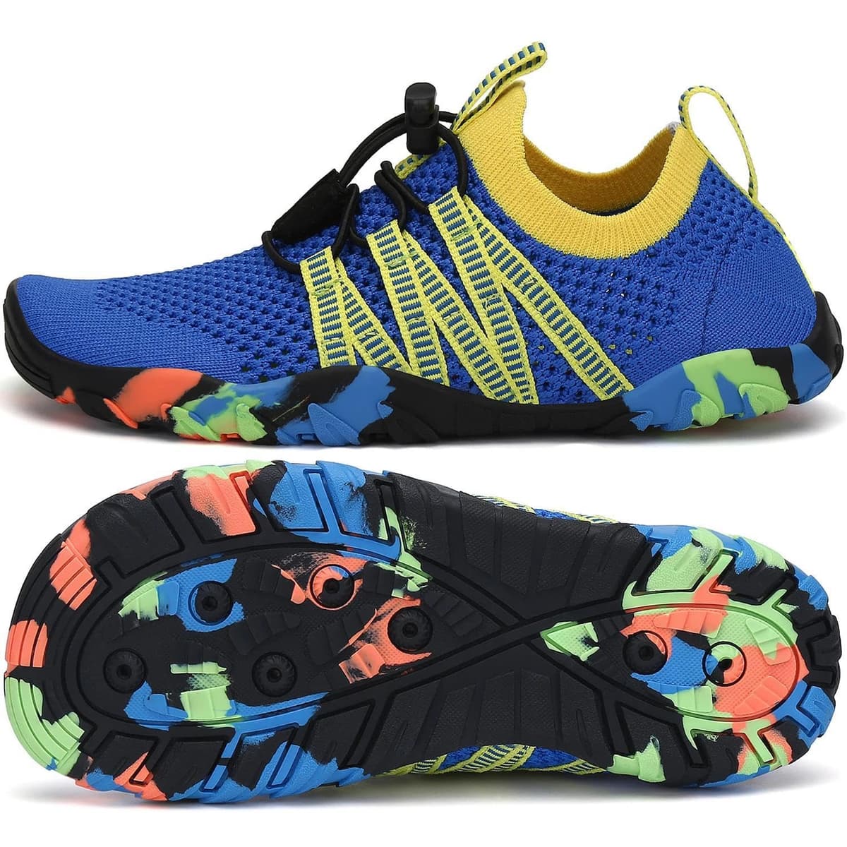 SAGUARO Escarpines Niño Niña Zapatillas de Agua Respirable Zapatos Agua Antideslizante Zapatillas Playa Escarpines Piscina Calzado para Natacion Surf Acuaticas,Gr 24-36 EU — view 23