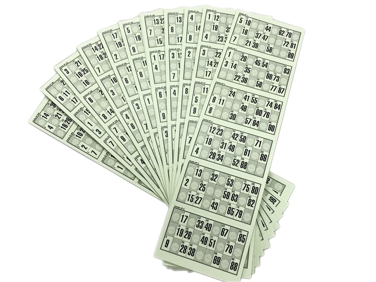 Genérico 960 Cartones de Números Troquelados para Bingo Tradicional de 90 Bolas (Verde) — view 4