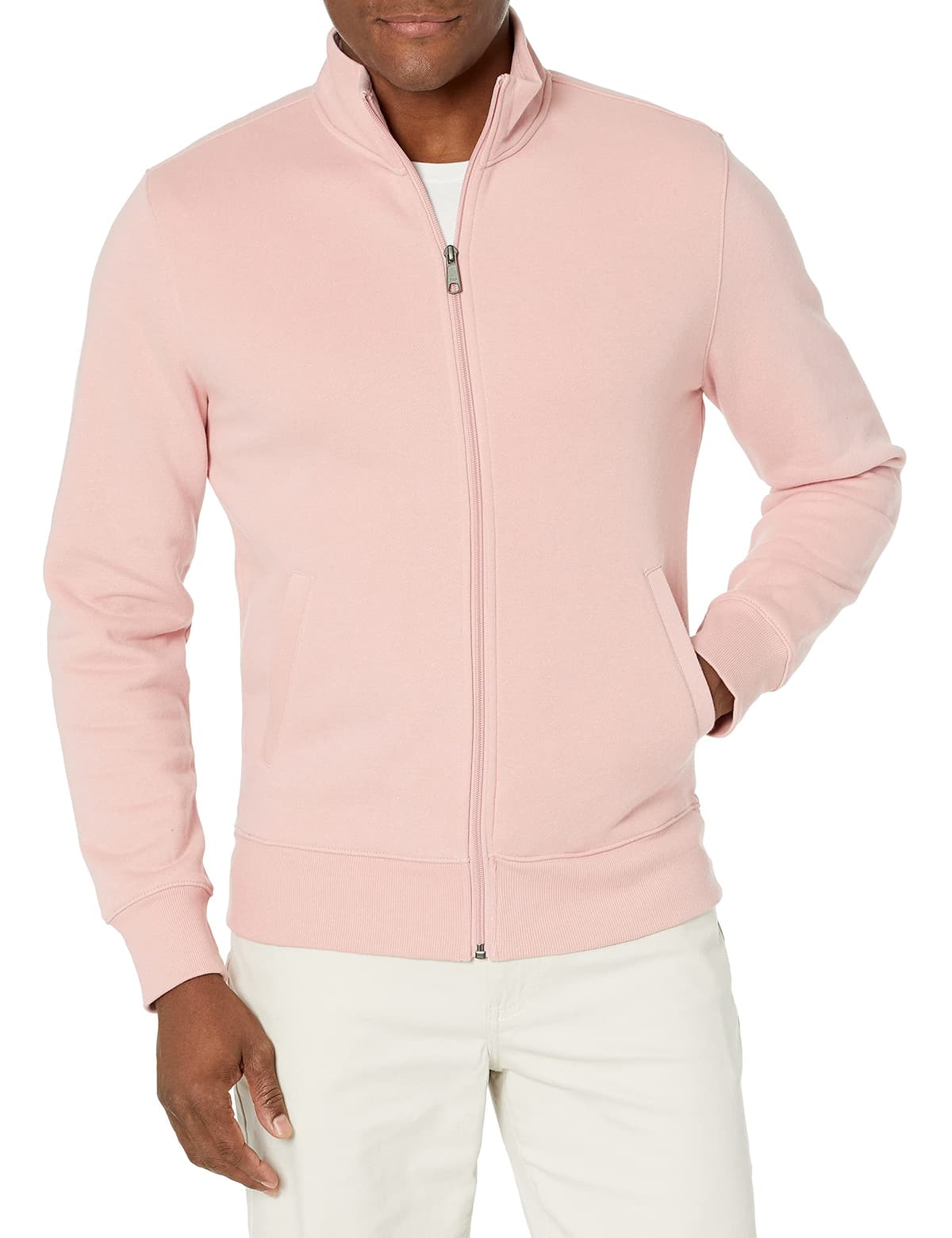 Amazon Essentials Sudadera de Forro Polar con Cremallera y Cuello Semicisne, Corte Estándar y Peso Medio Hombre — view 15