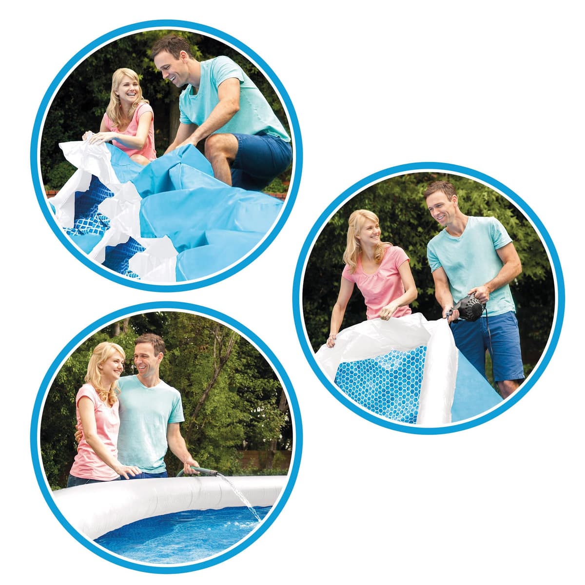 Intex 6ft x 20in Easy Set Swimming Pool #28101, Blue — view 3
