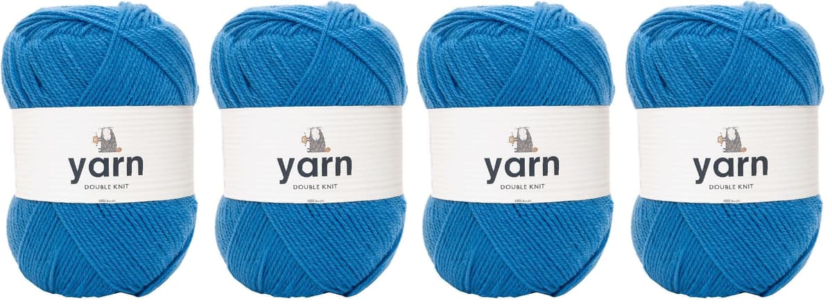 Korbond DK Beige Yarn - 100g Acrylic Wool - Lightweight, Hypoallergenic & Durable Double Knit Crochet Yarn Knitting Wool (290m Total) — view 45