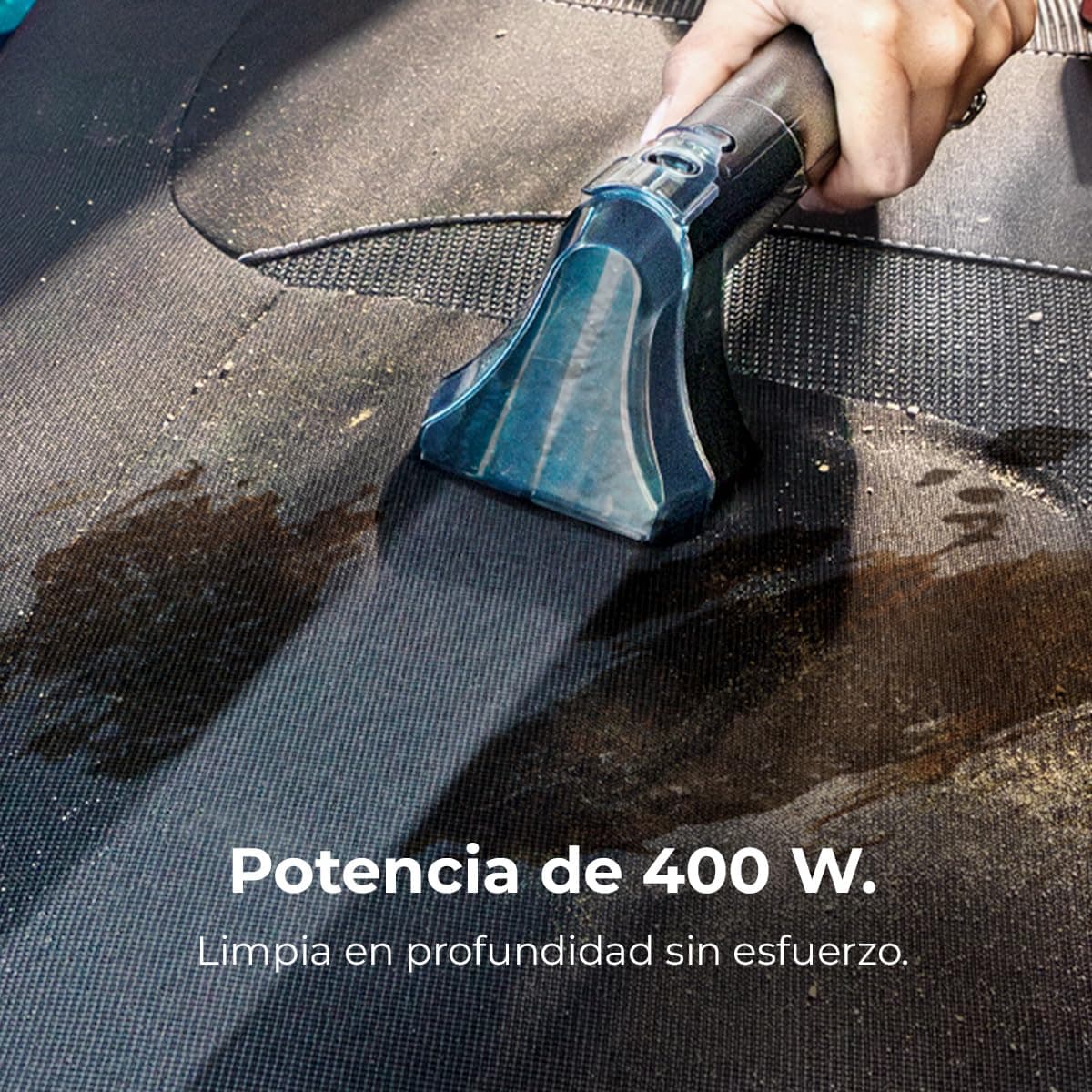 Cecotec Aspirador de Tapicerías Conga Popstar 3000 CarpetClean. 400 W, 2 Depósitos -1 de Agua Limpia y 1 de Sucia-, Pulverizador de Agua, Radio de acción 6 m, Longitud de la Manguera 1,2 m — view 4