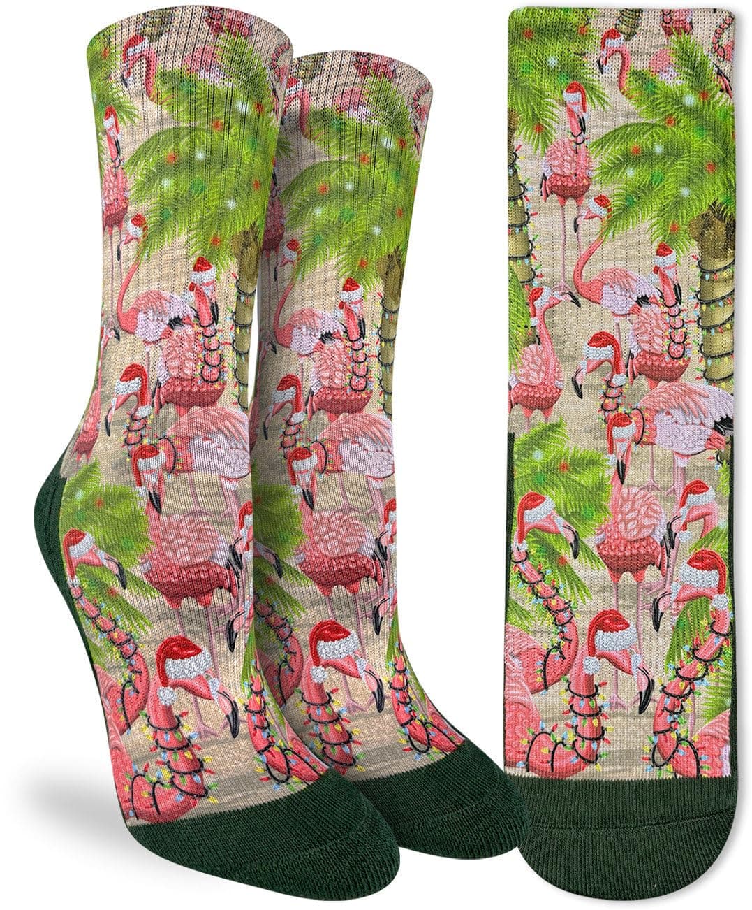 Good Luck Sock Women's Floral Dinosaurs Socks, Shoe Size 5-9 — view 256