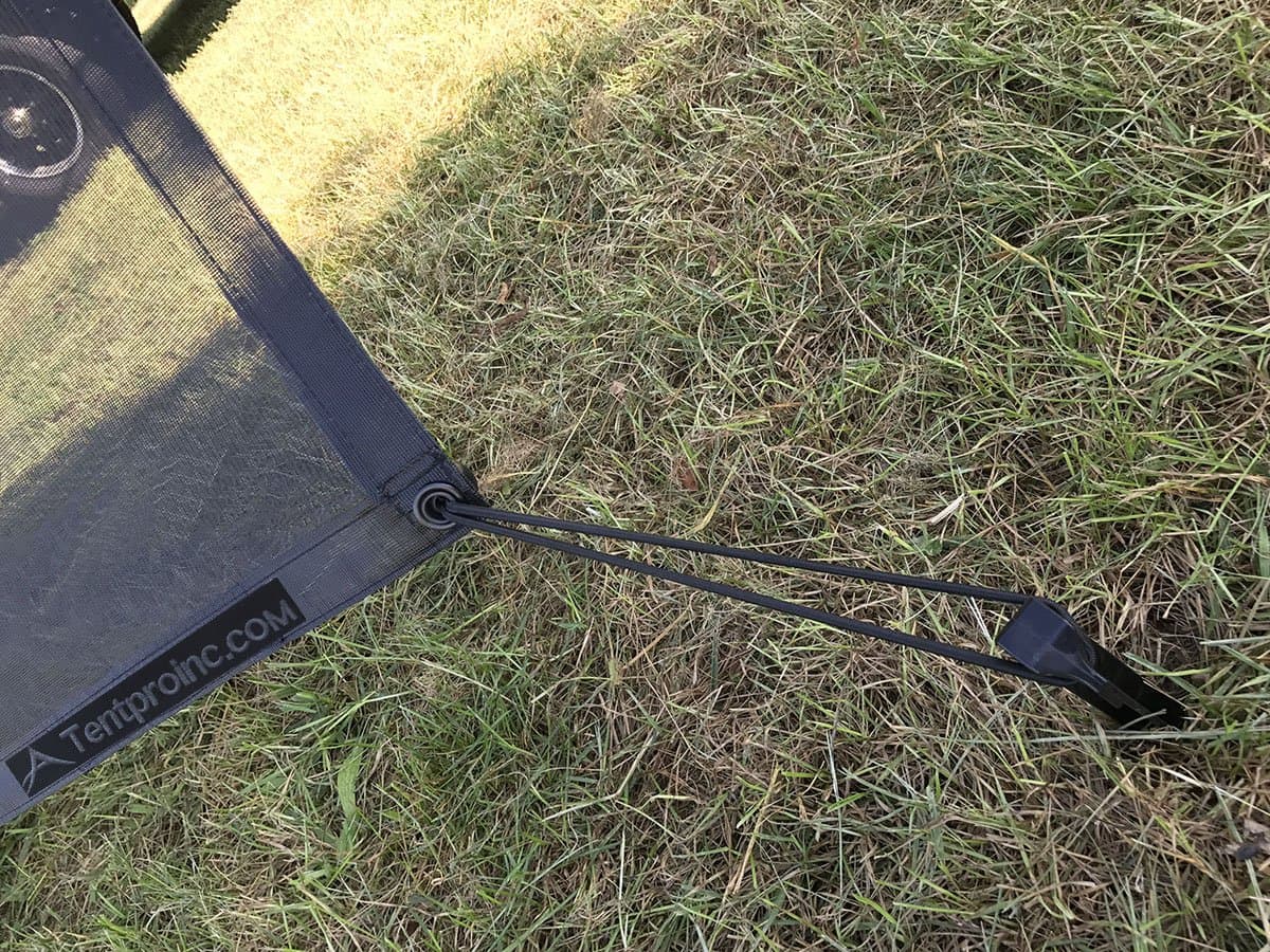 Tentproinc RV Awning Sun Shade 7' X 17' 3'' Black Mesh Screen UV Sunshade Block Complete Kits Motorhome Camping Trailer SunBlocker Tarp Canopy Shelter - 3 Year Warranty — view 4