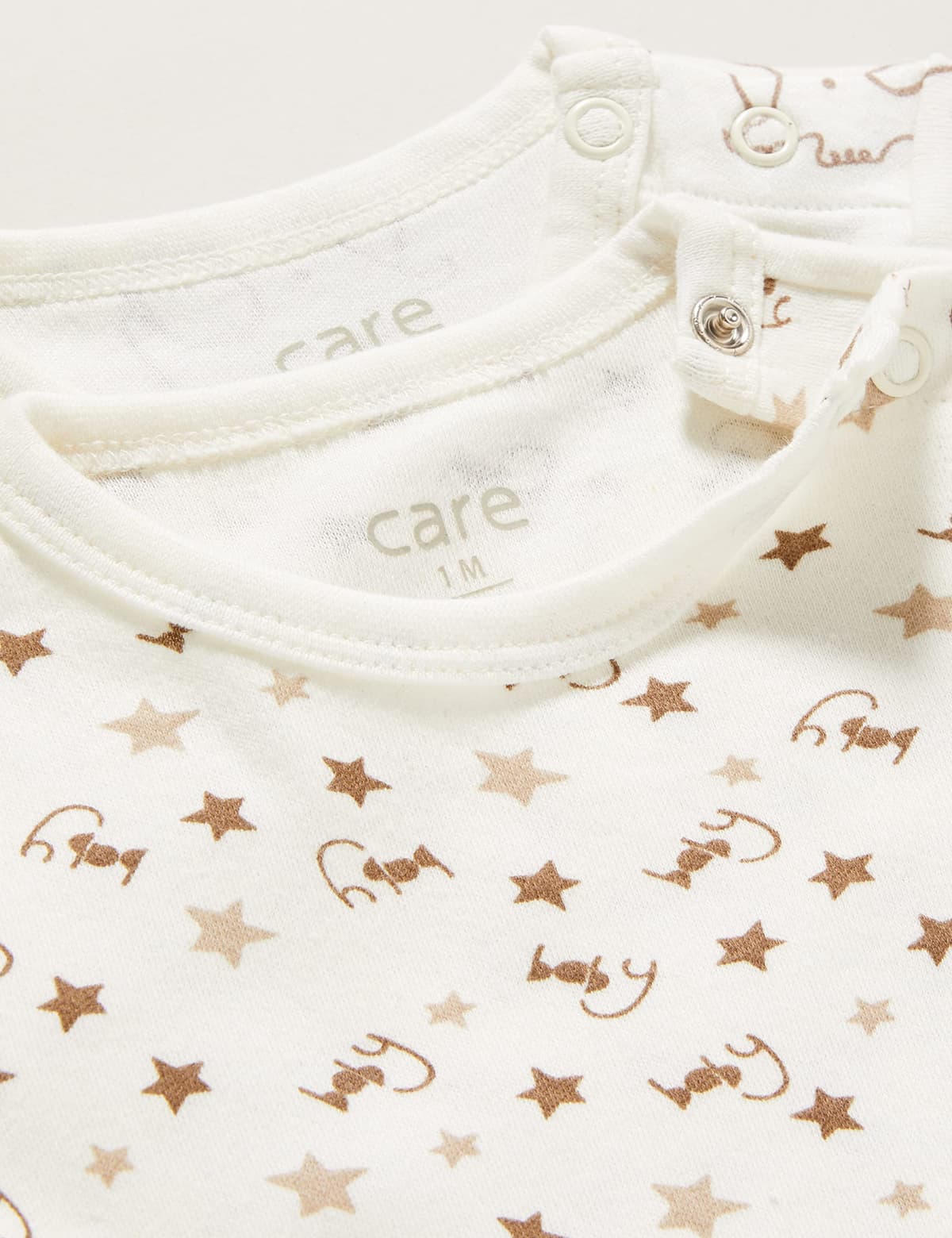 Care Baby Body Langarm aus 100% Baumwolle (3er Pack) — view 2