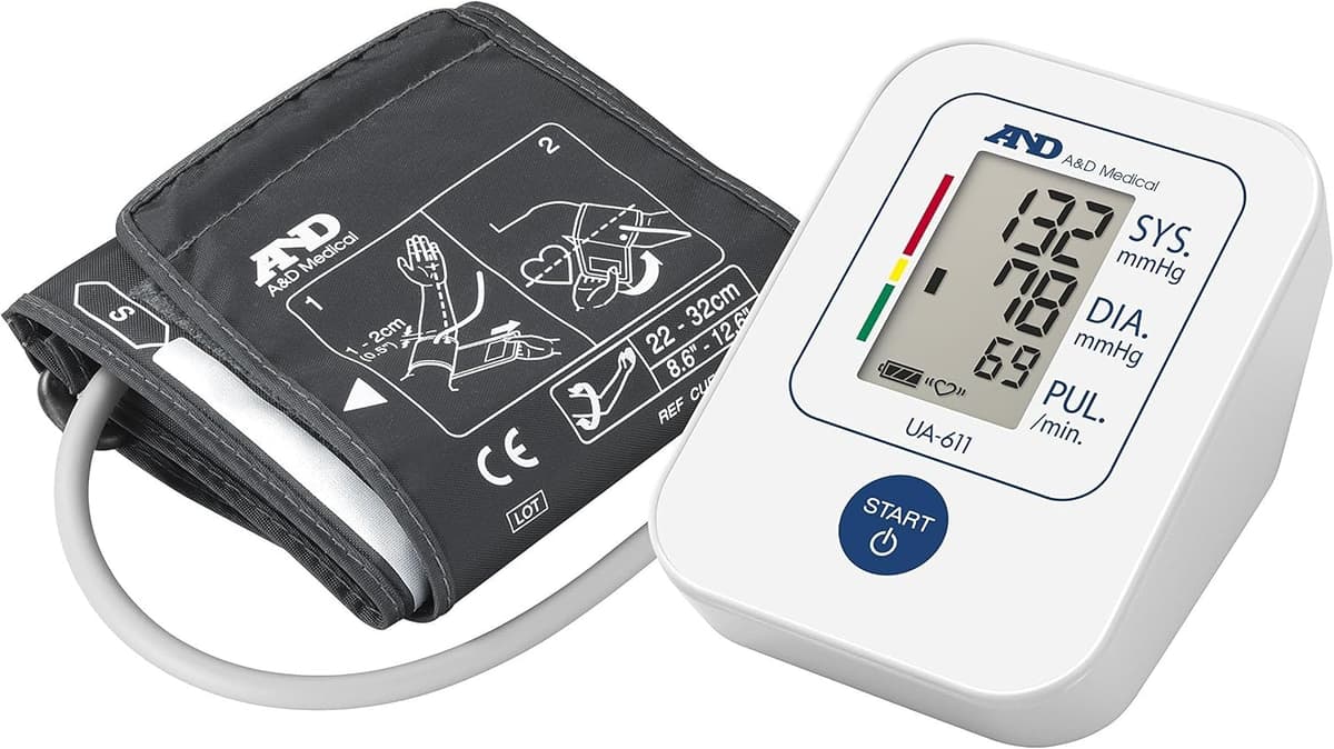 A&D Medical Tensiómetro de Brazo digital, medición precisa de la presión arterial y el pulso, validado clinicamente – UA-611 — view 5