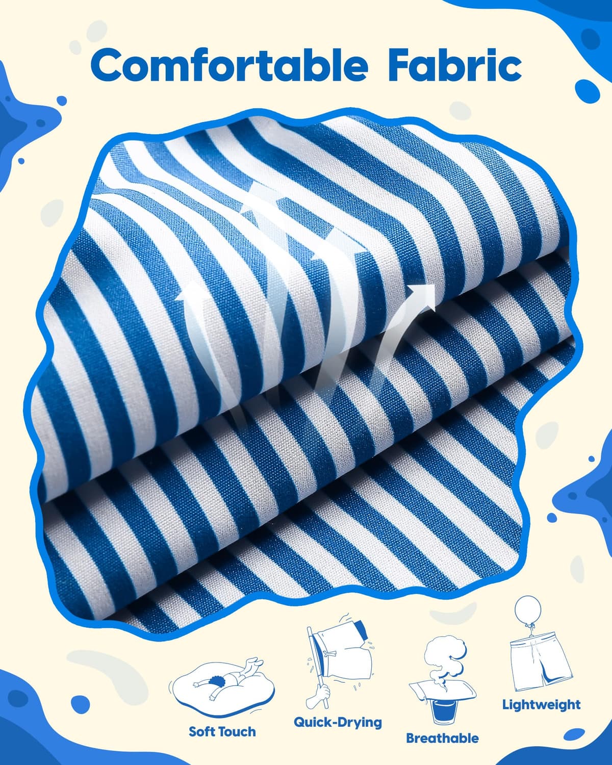 MaaMgic Bañador Niño Ropa de Baño para Niño Secado rápido Interior de Malla Short de Natación Estampado — view 4