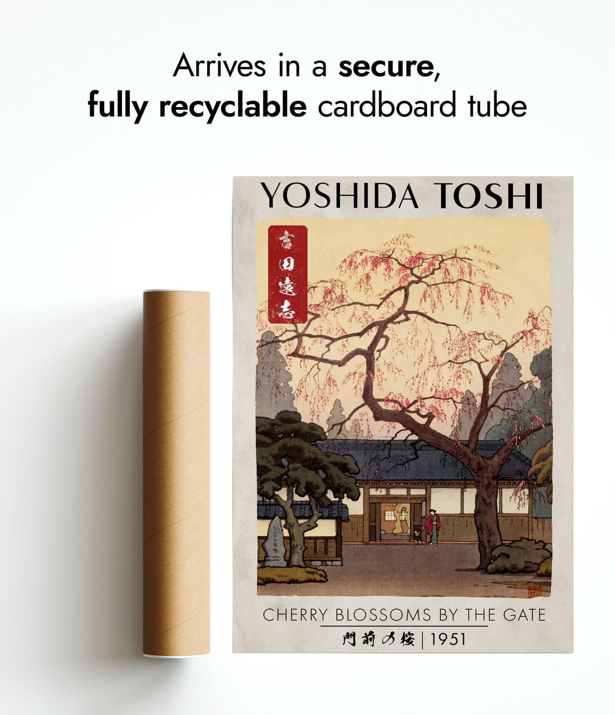 Spring In Arashiyama Japanese Woodblock Print, Modern Poster Japan Wall Art Exhibition Ukiyo-E Home Decor, Archival Matte, A4 (Print Only) - 29.7x21cm — view 50
