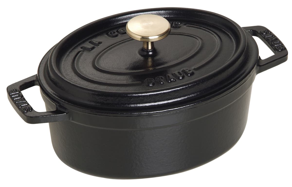 STAUB Cacerola/Cocotte de Hierro Fundido Ovalada, 17 cm, 1 L, Gris grafito — view 40