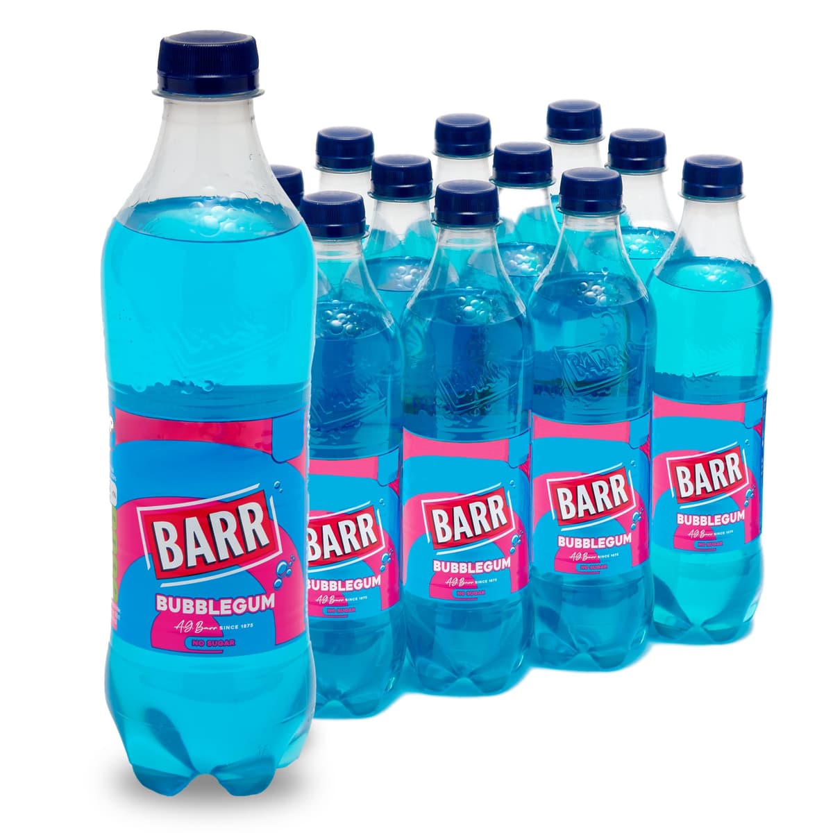 BARR 24 Pack American Cream Soda, Zero No Sugar Sparkling Soft Drink with a Creamy Taste of American Cream Soda Fizzy Pop, 24 x 330ml Cans — view 13