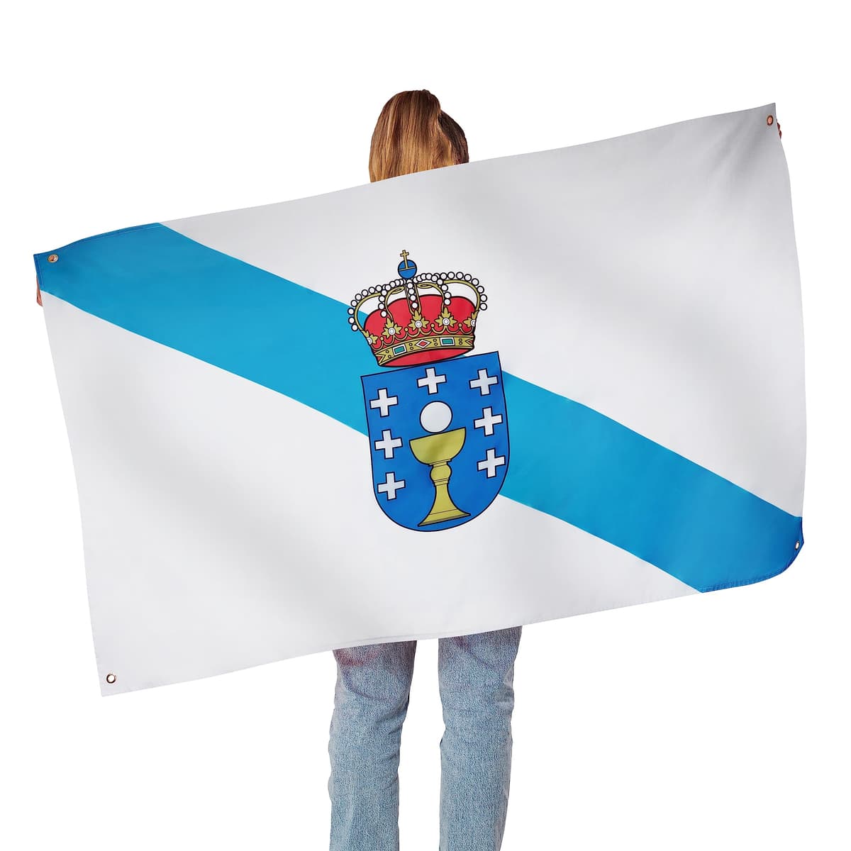 Runesol Cornwall Flag - 91x152cm, 3ft x 5ft, Cornish Flag, 4 Grommets, Eyelet in Every Corner, Premium Quality, Inside & Outside Use, Vivid Colours — view 452