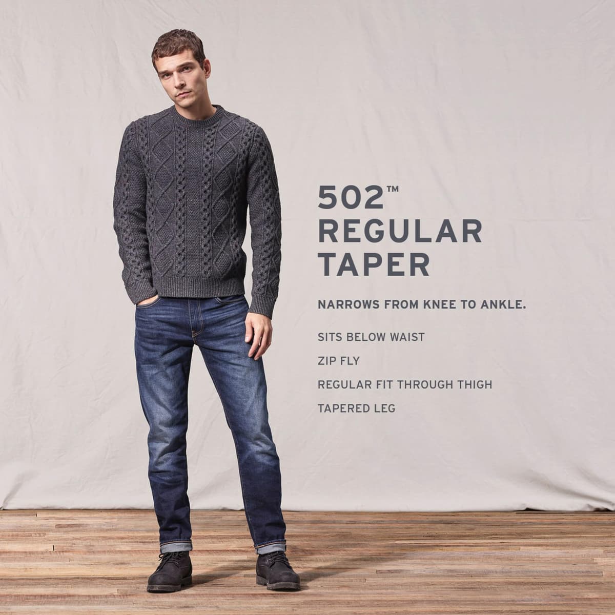 Levi's 502 Taper Vaqueros Hombre — view 335