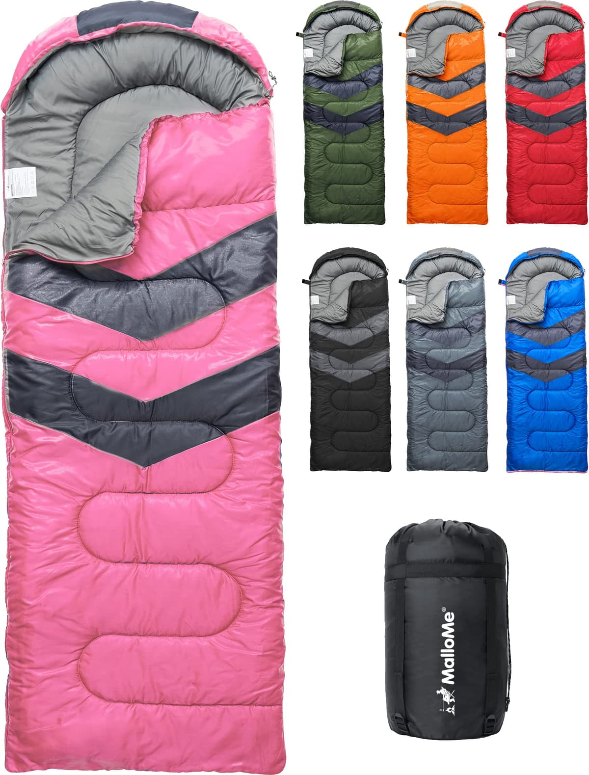 MalloMe – Saco de Dormir para Adulto, niño, Invierno, Verano, Primavera, otoño, plumón para 1 Persona, Impermeable, Bolsas de Dormir y Senderismo – Bolsa de Dormir Ultraligera, compacta para Dormir — view 30