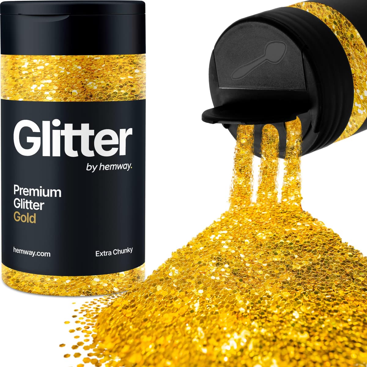 Light Rose Gold Glitter Shaker, 130g Ultrafine Glitter, Crafts 1/128" Metallic Flake Light Rose Gold Sequins, Resin & Epoxy Crafts, Decorating, Halloween, Christmas Nail, Face, Hemway — view 131