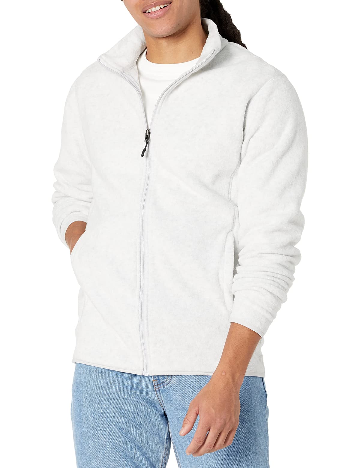 Amazon Essentials Chaqueta de Felpa con Cremallera Completa (Disponible en Tallas Grandes y Largos Especiales) Hombre