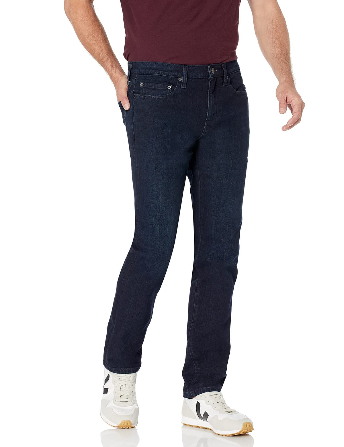 Amazon Essentials Hombre Vaqueros Ajustados - Colores interrumpidos — view 10