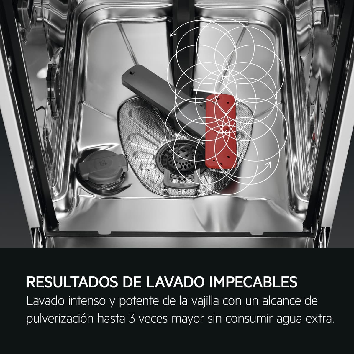 AEG FFB74917ZM Lavavajillas de 60 cm, 14 Cubiertos, Sistema AirDry, Display XL, Con 3ª Bandeja para Cubiertos MaxiFlex, Función Extrahigiene, Softspikes, 44 dB(A), Inox, Clase C, Fabricado en UE — view 5