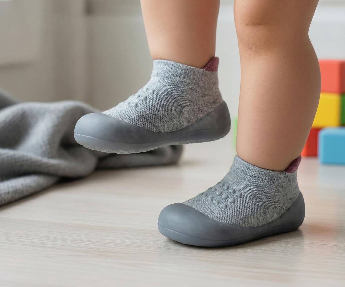 Dookeh Baby Shoes Boys Girls First Walking Shoes Non Slip Soft Sole Sneakers Toddler Infant Babygirl Sock Shoes — view 2