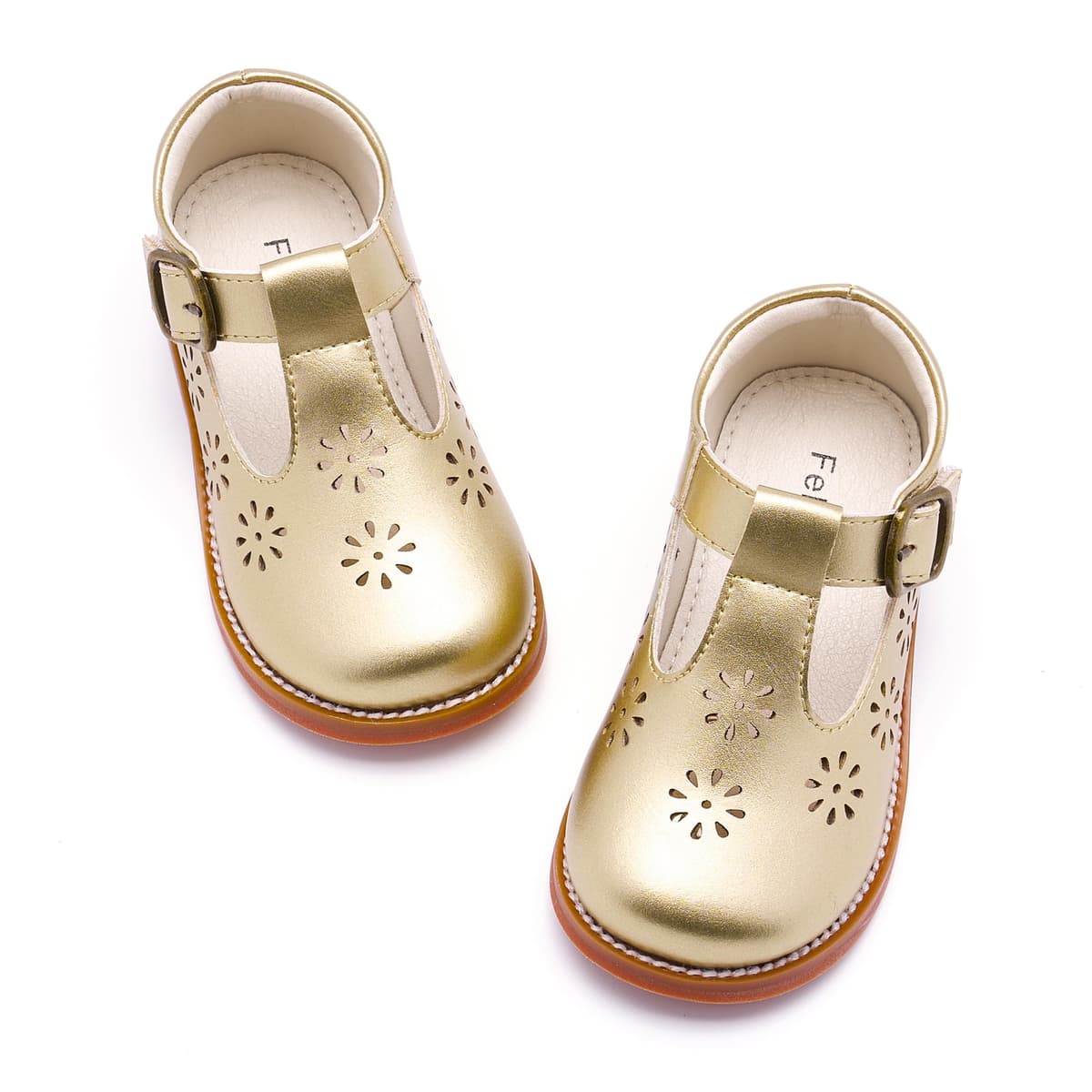 Felix & Flora Toddler Little Girl Mary Jane Dress Shoes - Ballet Flats for Girl Party School Shoes — view 10