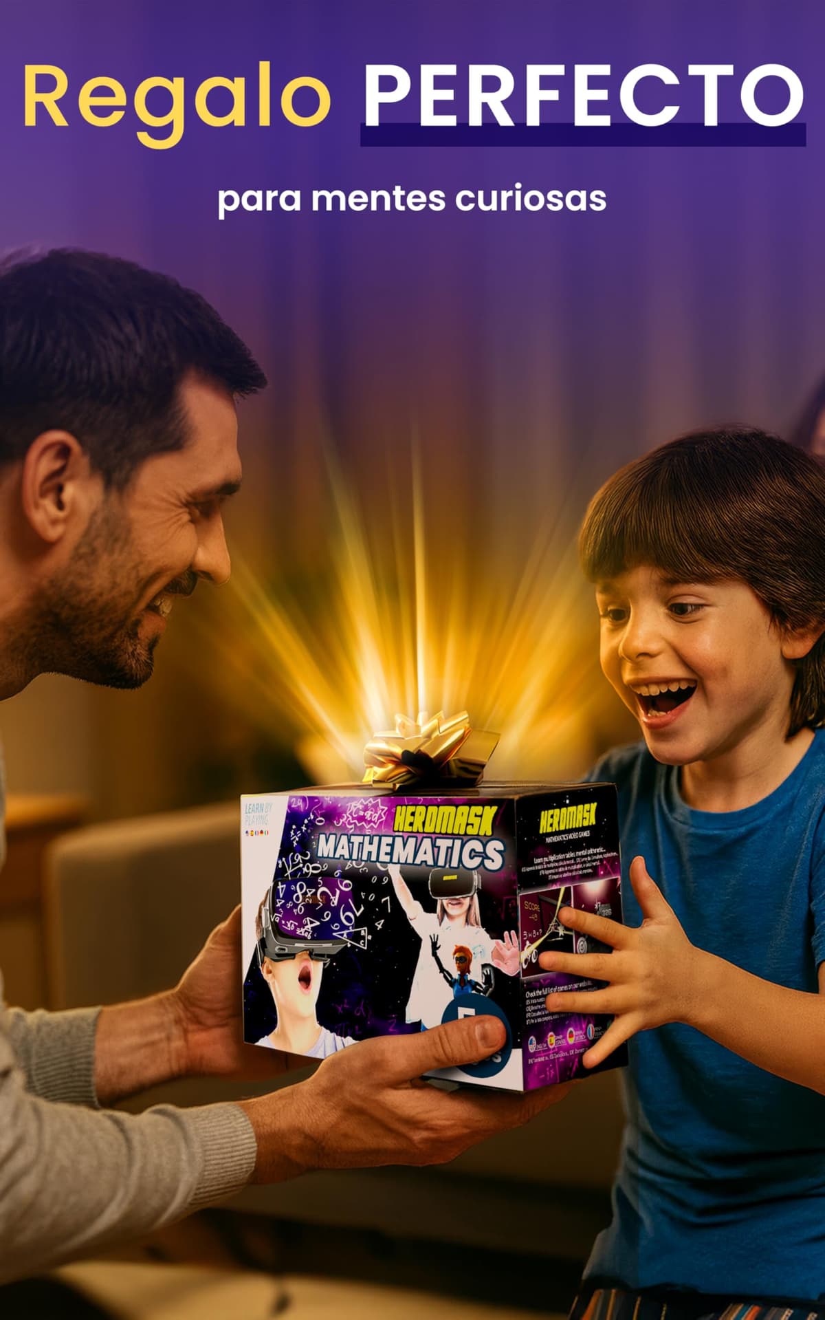 Heromask Languages: Virtual Glasses + Games (5-12 years) ― Gift that motivates you to learn English, Chinese and other languages while playing VR video games — view 16