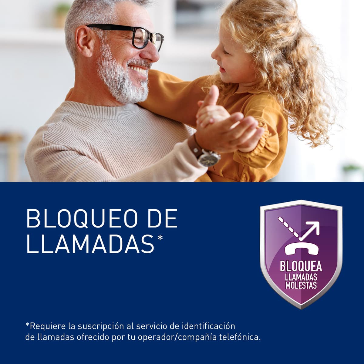 Panasonic KX-TGC210 Teléfono fijo inalámbrico, LCD, Identificador de llamadas, Agenda de 50 números, Tecla de navegación, Modo ECO, Reducción de ruido, Negro — view 3