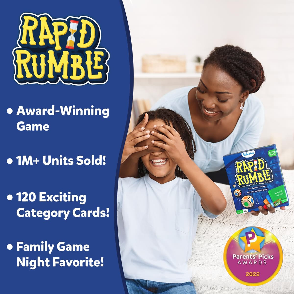 Skillmatics Rapid Rumble - Fast-Paced Board Game for Kids, Teens & Adults, Fun for Family Game Night & Educational Toy, Quick-Thinking Card Game, Gift for Ages 6, 7, 8, 9 & Up — view 3