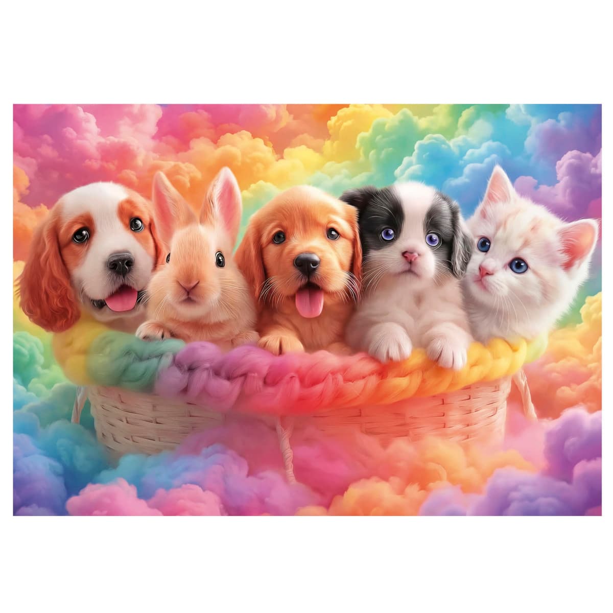 Educa - Puzzle Infantil de 300 Piezas | Amigos del Cesto | Medidas: 40 x 28 cm | Recomendado a Partir de 6 7 8 años (20494) — view 2