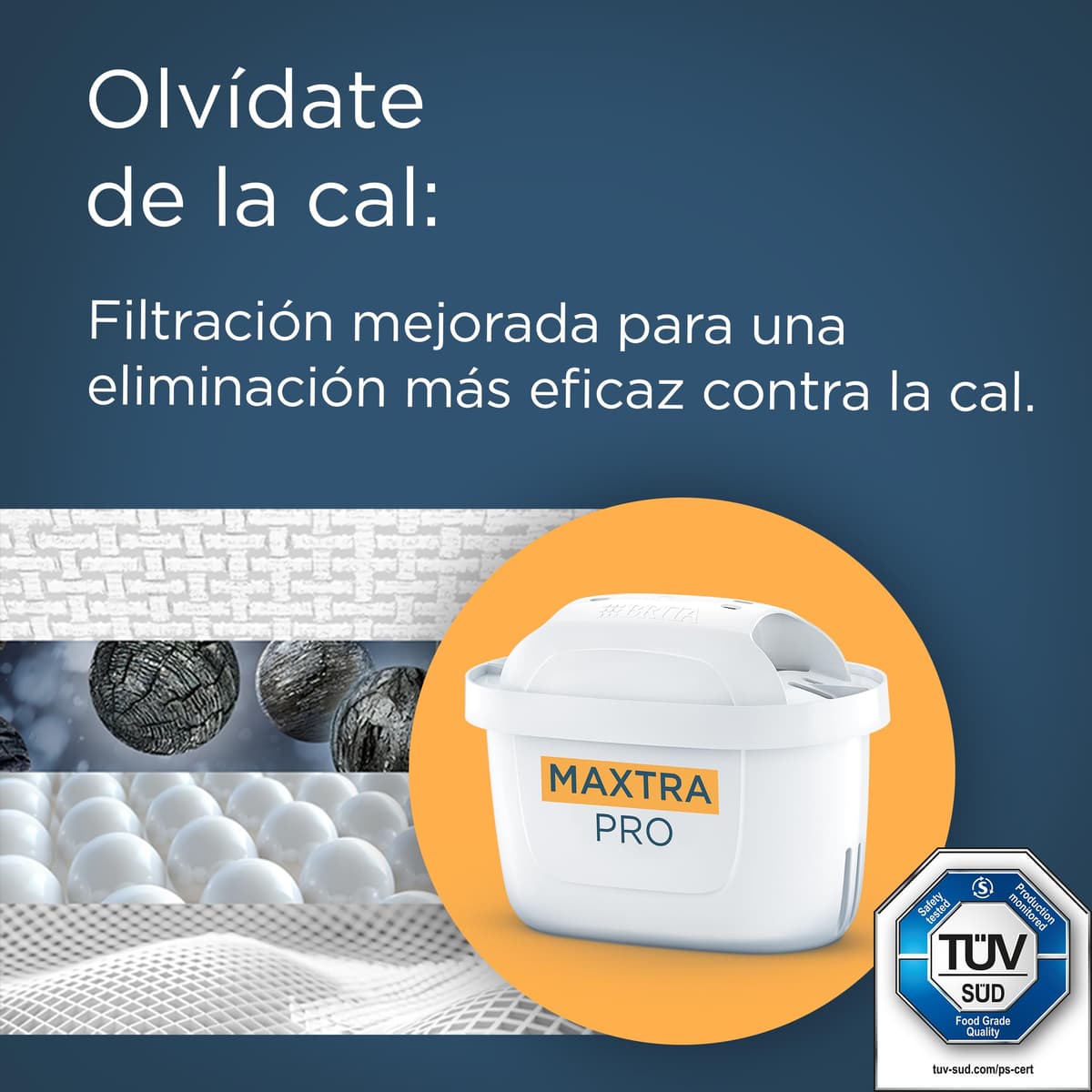 BRITA Cartucho de filtro de agua MAXTRA PRO Experto en Cal Ahorro semestral pack 6 - Recambio original para todas las jarras BRITA con filtración extra de cal y protección para electrodomésticos. — view 4