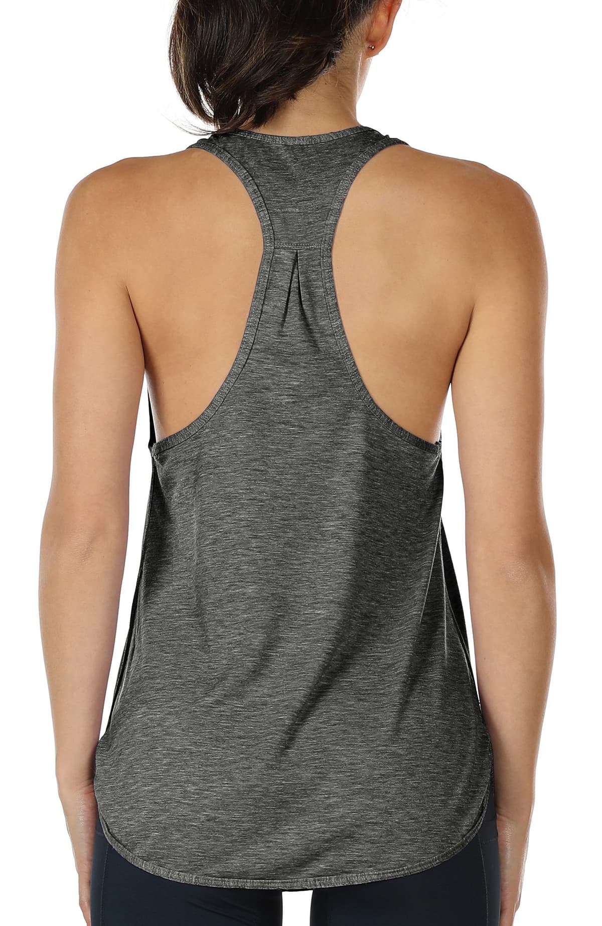 icyzone Camiseta sin Mangas de Fitness para Mujer Racerback Chaleco Deportivo — view 19