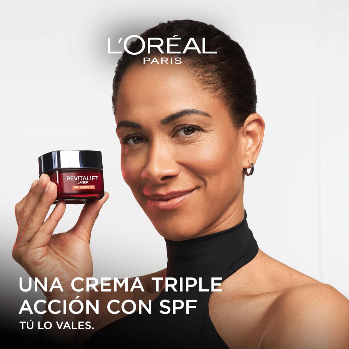 L'Oréal Paris Revitalift Láser Triple Acción Crema de Día Nº1 Anti-Edad Protección Solar SPF25 con Pro-Retinol, Ácido Hialurónico y Vitamina Cg. Reduce Arrugas, Reafirma y Reduce Manchas Oscuras, 50ml — view 2