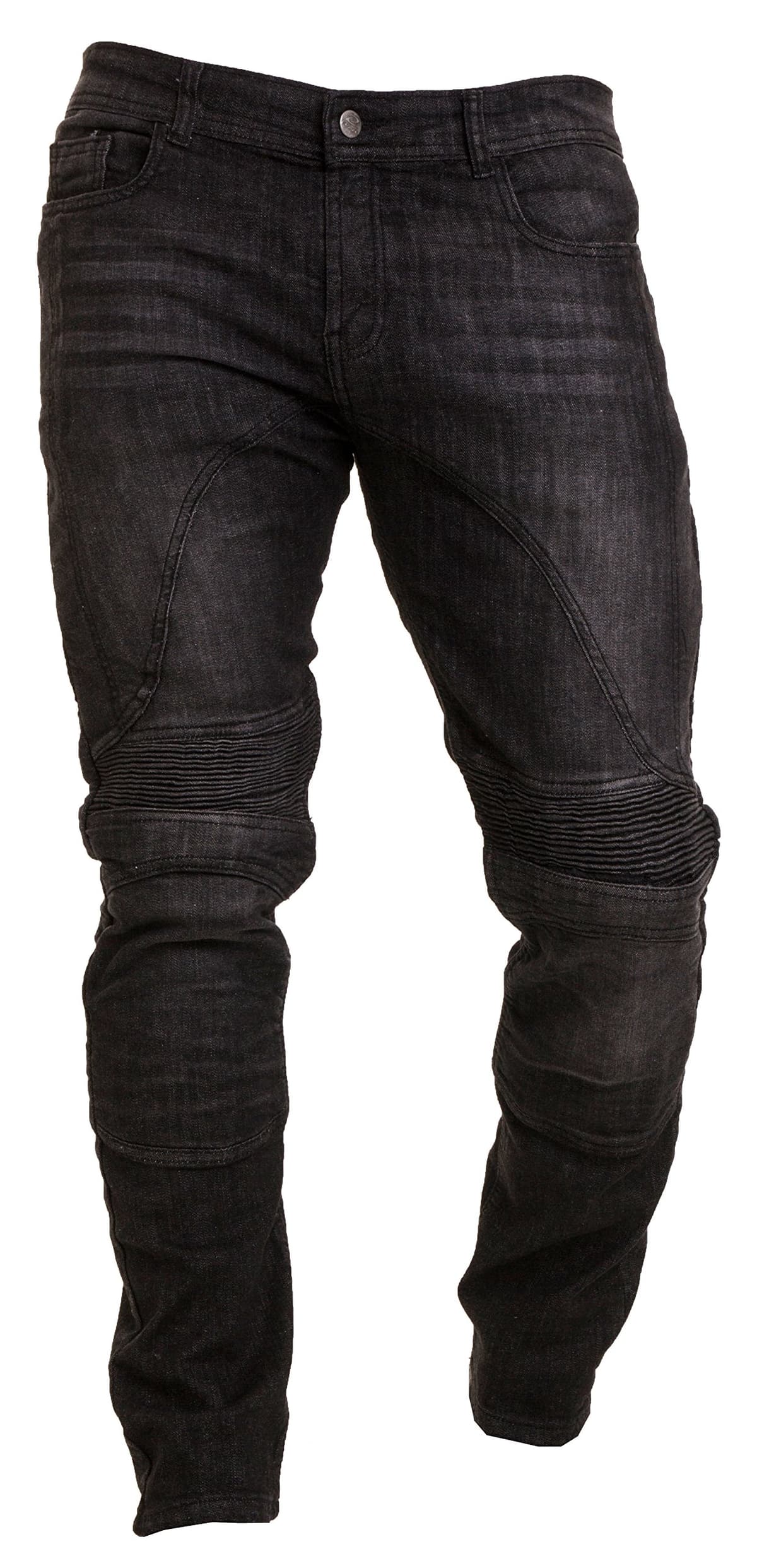 Men's Motorcycle Jeans Aramid Protective Linning Motorbike Denim Jeans Riding Pants with Removable Armour Biker Trousers for Men — view 12