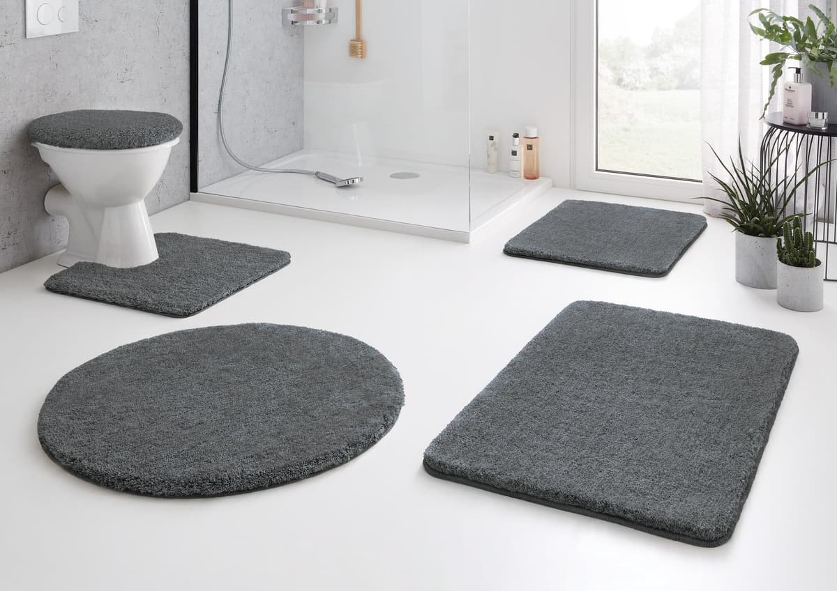 Kleine Wolke Relax Bath rug, Anthracite, 70 x 120 cm — view 2